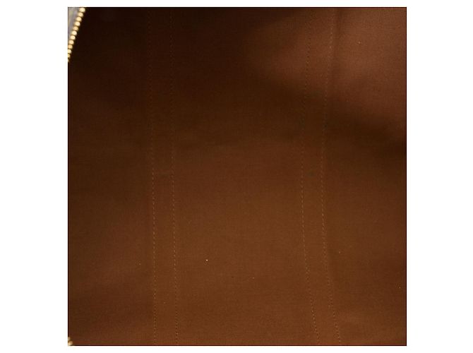 LOUIS VUITTON Keepall Bag in Brown Canvas - 33355121174 - view 8