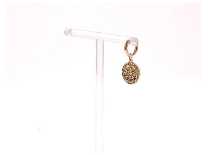 Autre Marque NON SIGNE / UNSIGNED Orecchini T. Metallo D'oro - vista 3
