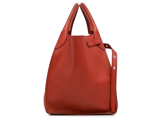 Big Bag Céline Borsa grande piccola Celine rossa - vista 3