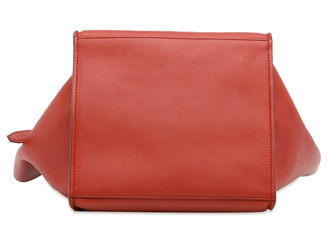 Big Bag Céline Borsa grande piccola Celine rossa - vista 5