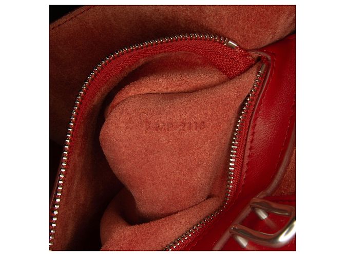 Big Bag Céline Borsa grande piccola Celine rossa - vista 9