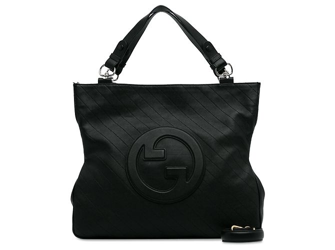 Borsa Gucci Blondie media nera - vista 14