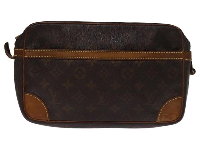 LOUIS VUITTON Monogramma Compiegne 28 Pochette M51845 LV Auth 74301 - vista 13