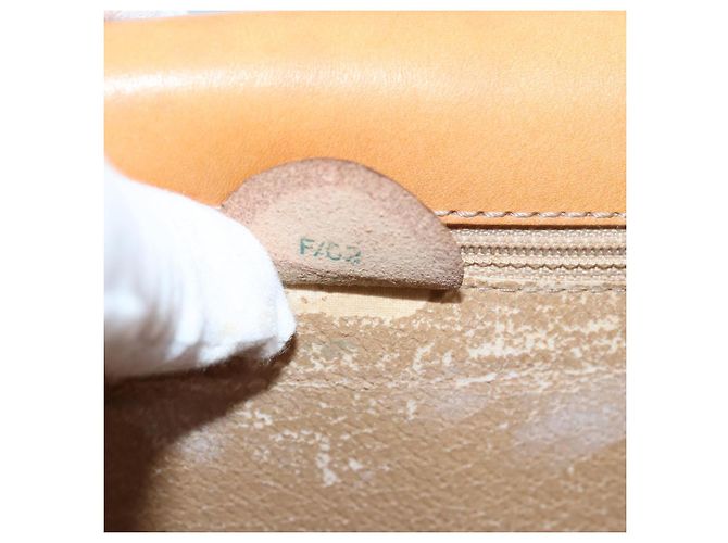 Céline CELINE Borsa a tracolla in tela macadam Beige Auth 74388 - vista 12