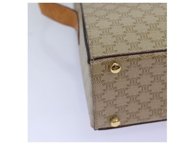 Céline CELINE Borsa a tracolla in tela macadam Beige Auth 74388 - vista 16
