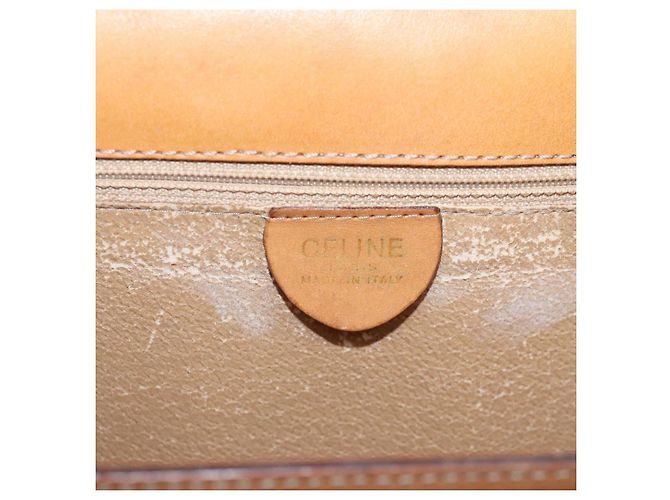Céline CELINE Borsa a tracolla in tela macadam Beige Auth 74388 - vista 18