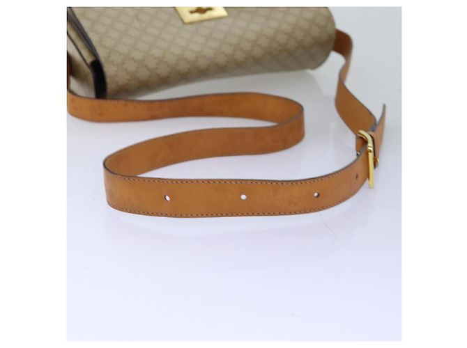 Céline CELINE Borsa a tracolla in tela macadam Beige Auth 74388 - vista 7