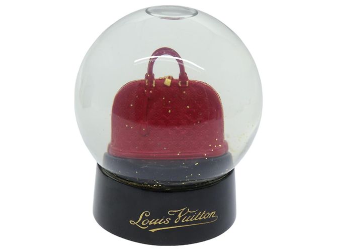 LOUIS VUITTON Snow Globe Alma VIP Limited Trasparente Rosso LV Auth 74498 - vista 2