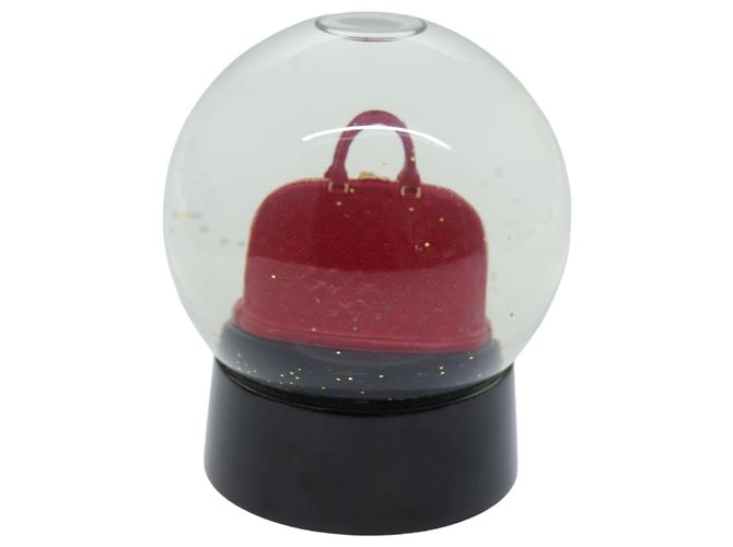 LOUIS VUITTON Snow Globe Alma VIP Limited Trasparente Rosso LV Auth 74498 - vista 3