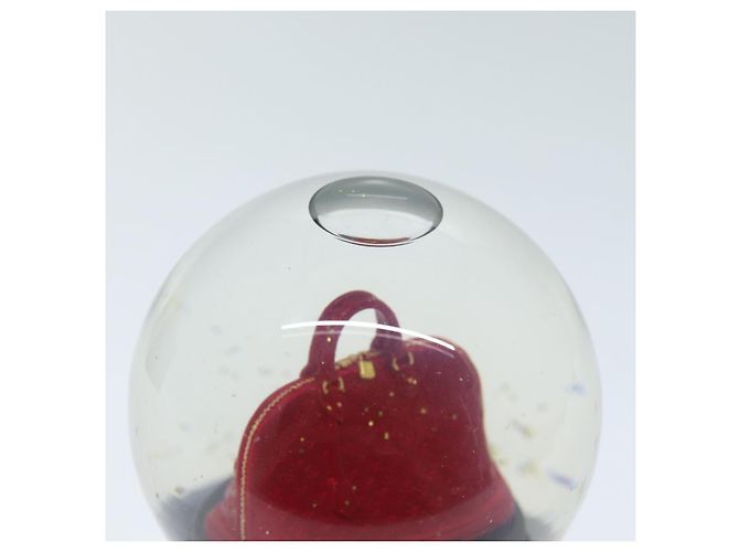LOUIS VUITTON Snow Globe Alma VIP Limited Trasparente Rosso LV Auth 74498 - vista 6