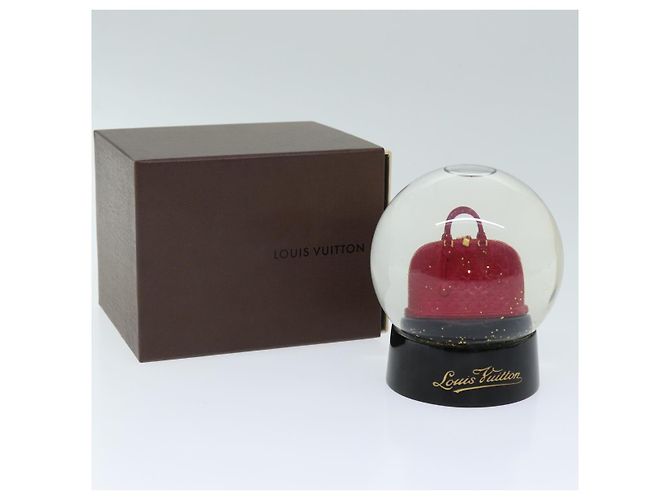 LOUIS VUITTON Snow Globe Alma VIP Limited Trasparente Rosso LV Auth 74498 - vista 9
