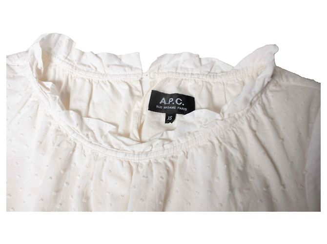 Apc EIN.P.C., weißes gepunktetes Kleid - Ansicht 7