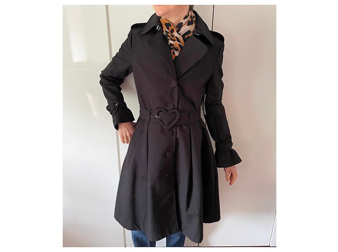 Autre Marque Gabardina de algodón negra Viktor & Rolf x H&M Negro - vista 2