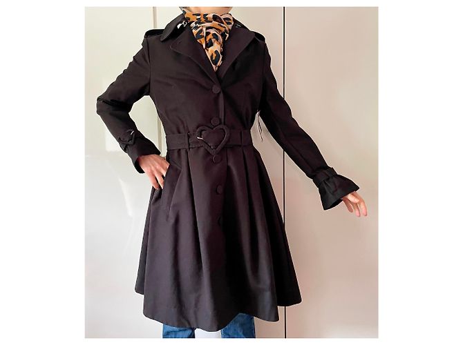 Autre Marque Gabardina de algodón negra Viktor & Rolf x H&M Negro - vista 4