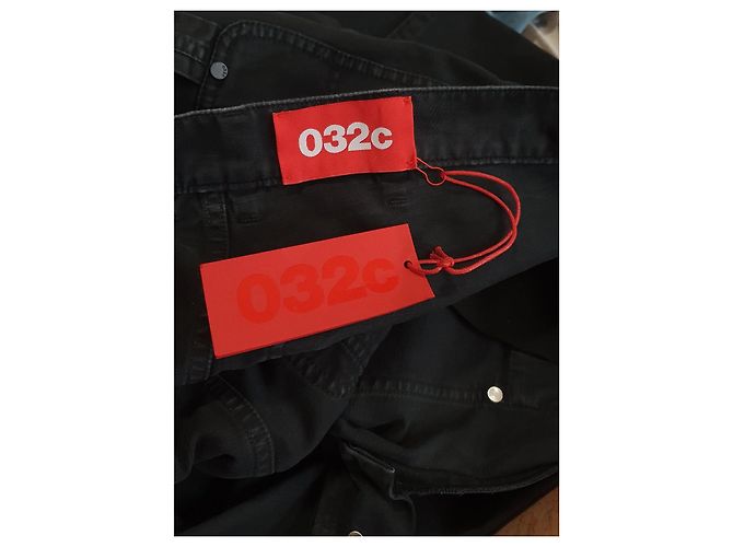 Autre Marque 032c Double Shift Baumwoll Arbeitshose dunkelgrau Anthrazitgrau - Ansicht 10
