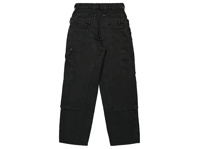 Autre Marque 032c Double Shift Baumwoll Arbeitshose dunkelgrau Anthrazitgrau - Ansicht 2