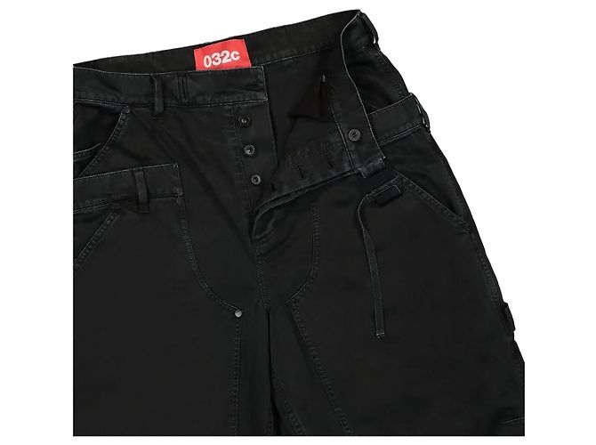 Autre Marque 032c Double Shift Baumwoll Arbeitshose dunkelgrau Anthrazitgrau - Ansicht 5