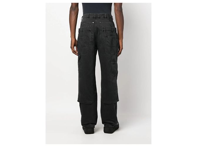 Autre Marque 032c Double Shift Baumwoll Arbeitshose dunkelgrau Anthrazitgrau - Ansicht 7