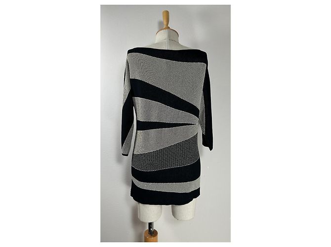 Max Mara Pullover mit 3/4 Ärmeln aus dichtem Strick Mehrfarben - Ansicht 5