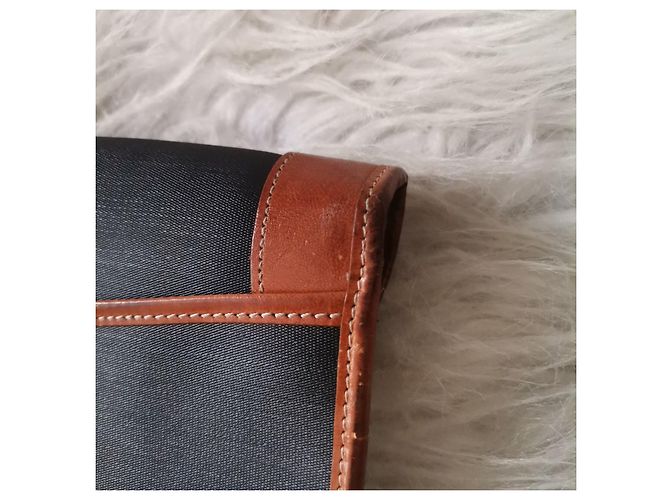 Clutch Christian Dior in pelle nera con catena Nero - vista 10
