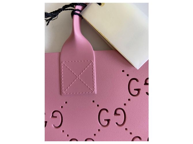 Gucci Pink Rubber Handbag - view 5