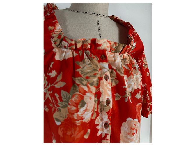 SéZane Kellia Bluse mit Blumenmuster Mehrfarben - Ansicht 2