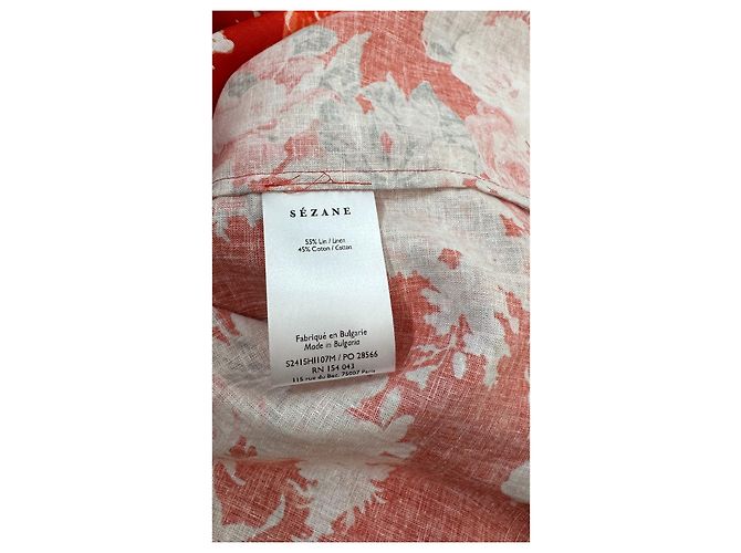 SéZane Kellia Bluse mit Blumenmuster Mehrfarben - Ansicht 7