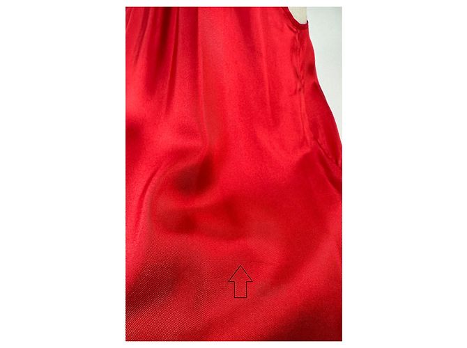 Vestido de seda rojo Designers Remix Roja - vista 6