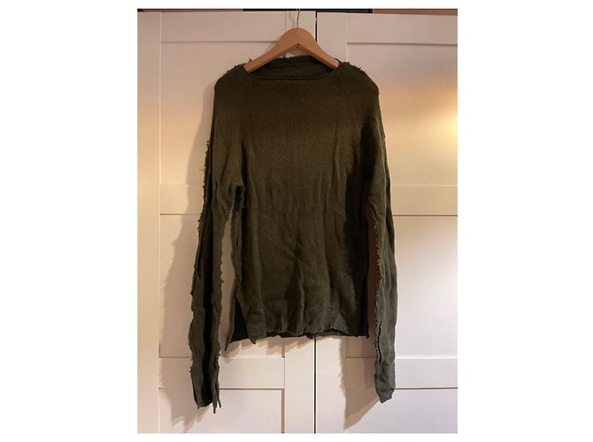 Marni cashmere pullover Khaki Olive green - view 2