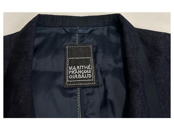 Blazer de lana azul Marithé et François Girbaud - vista 6