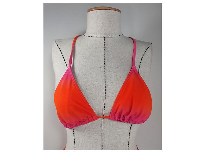 Jacquemus Le Maillot Peirado Conjunto de Baño Dos Piezas Rosa Multicolor Naranja - vista 2