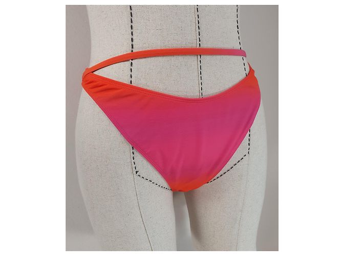 Jacquemus Le Maillot Peirado Conjunto de Baño Dos Piezas Rosa Multicolor Naranja - vista 3