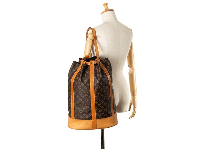 Louis Vuitton Brown Monogram Randonnee GM Marrone - vista 15