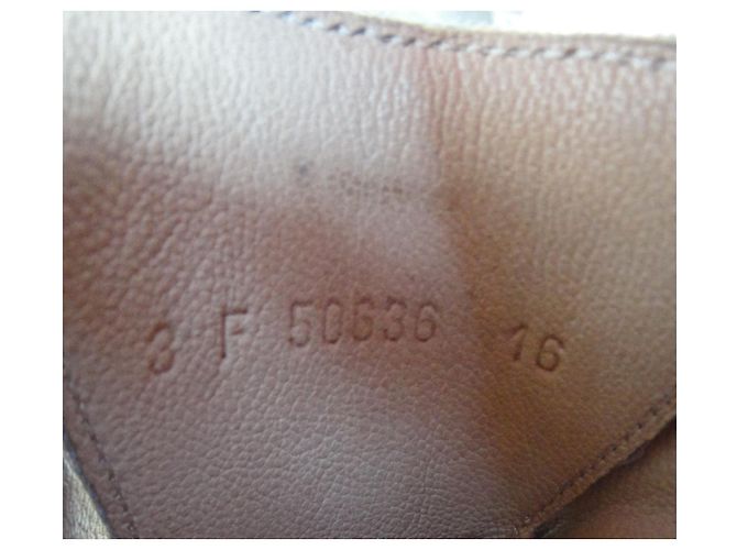 Derby Paraboot X Anne Thomas Chambort Pelle Bianca e Oro Bianco D'oro - vista 8