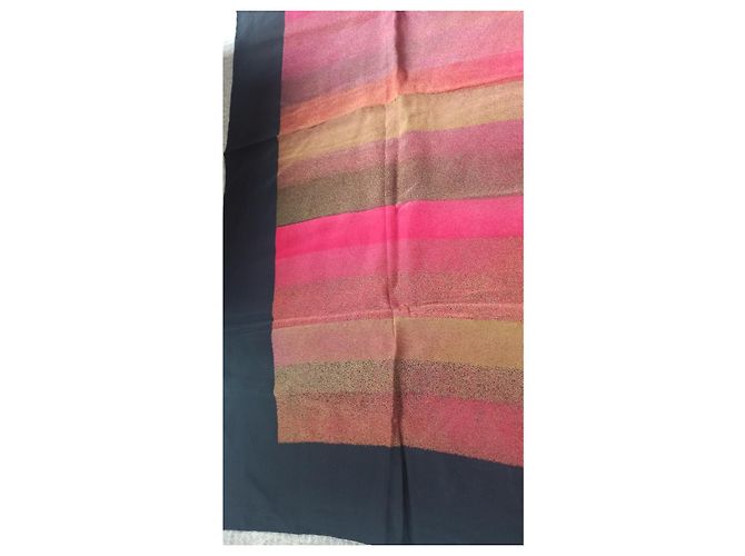 Sciarpa Louis Féraud in seta multicolore 85x85 cm - vista 2