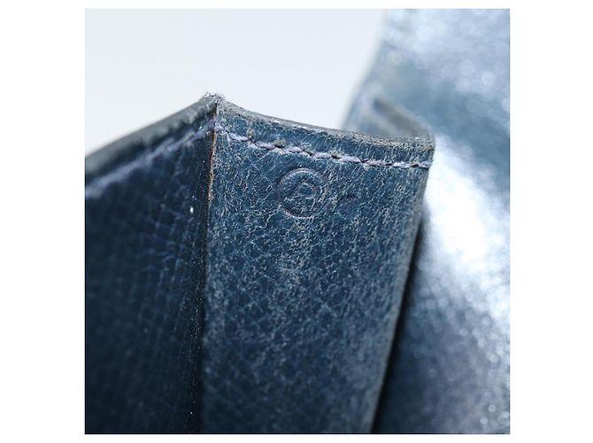 Hermès HERMES Pochetto Rio Pouch Pelle Navy Auth 74590 Blu navy - Ansicht 12