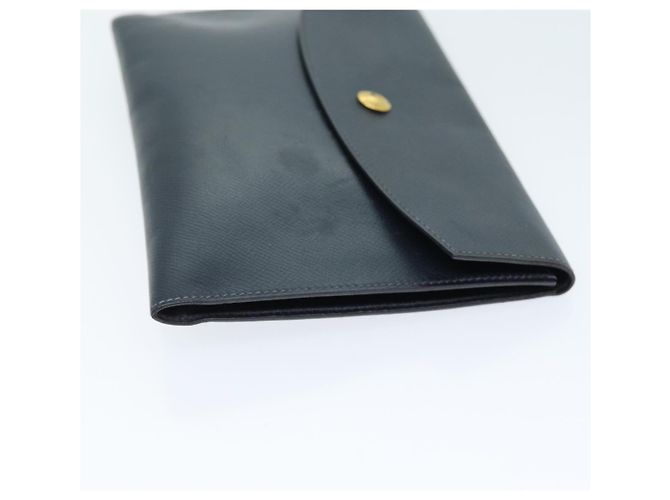Hermès HERMES Pochetto Rio Pouch Pelle Navy Auth 74590 Blu navy - Ansicht 3