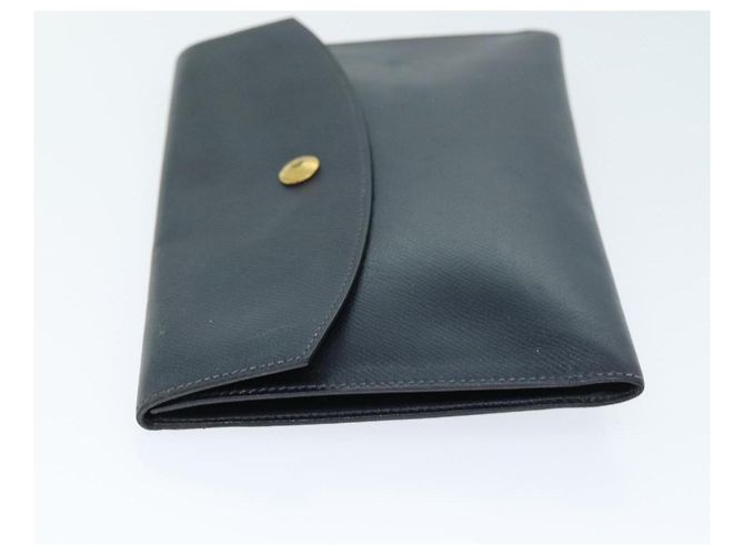 Hermès HERMES Pochetto Rio Pouch Pelle Navy Auth 74590 Blu navy - Ansicht 4