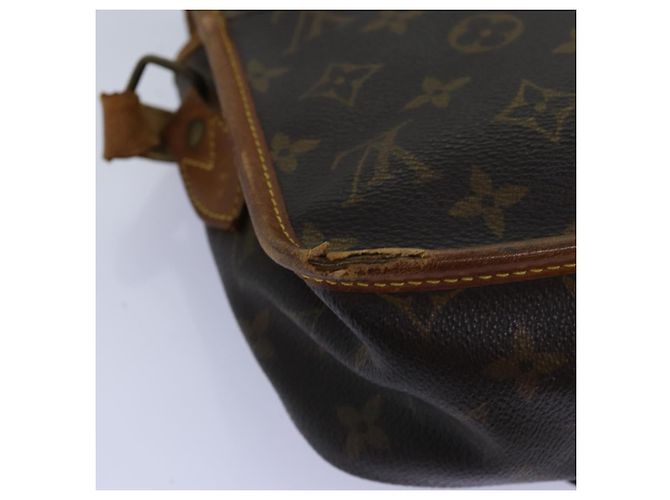 Borsa a tracolla LOUIS VUITTON Monogram Gibeciere MM M42247 LV Auth bs14301 Monogramma - vista 10