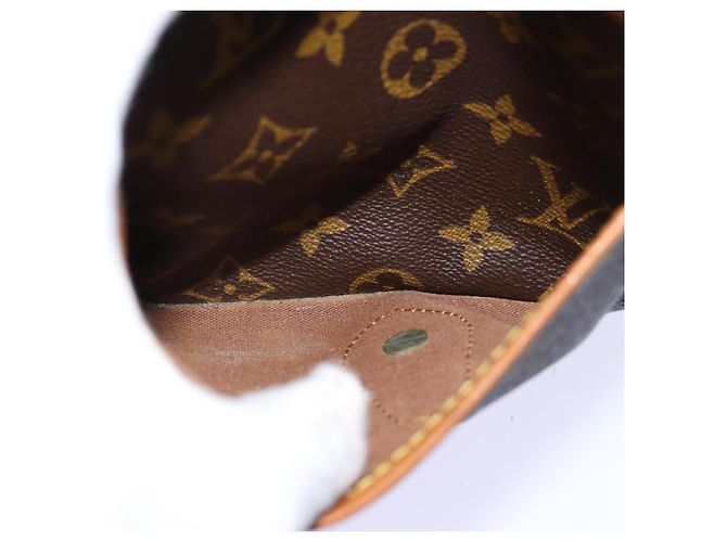 Borsa a tracolla LOUIS VUITTON Monogram Gibeciere MM M42247 LV Auth bs14301 Monogramma - vista 21