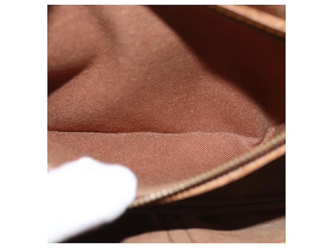 Borsa a tracolla LOUIS VUITTON Monogram Gibeciere MM M42247 LV Auth bs14301 Monogramma - vista 22