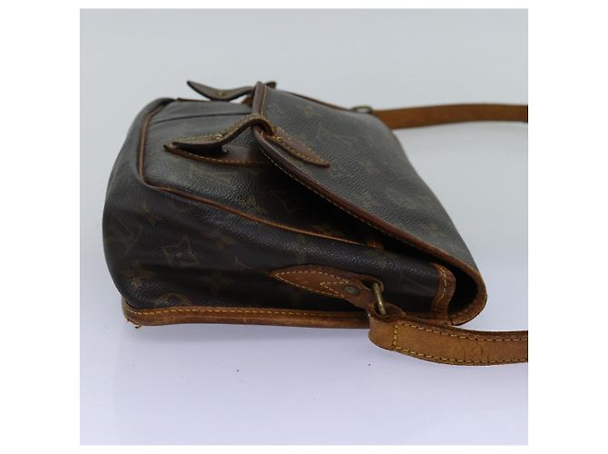 Borsa a tracolla LOUIS VUITTON Monogram Gibeciere MM M42247 LV Auth bs14301 Monogramma - vista 4