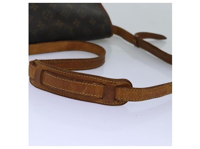 Borsa a tracolla LOUIS VUITTON Monogram Gibeciere MM M42247 LV Auth bs14301 Monogramma - vista 8