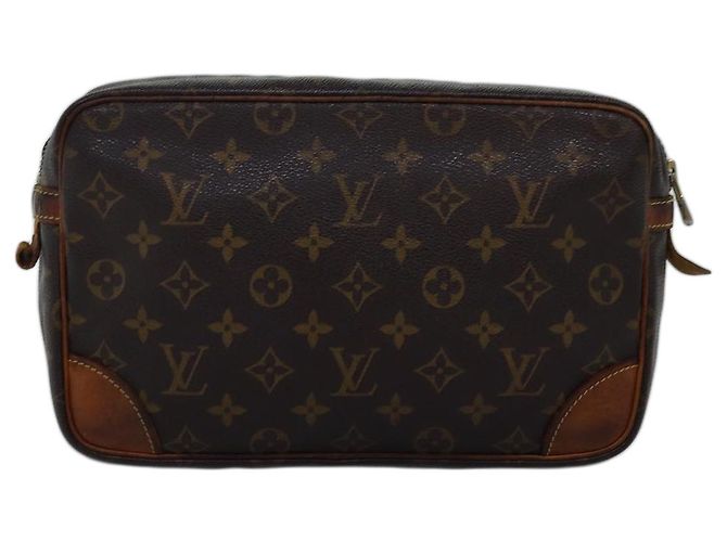 LOUIS VUITTON Monogramma Compiegne 28 Pochette M51845 LV Auth 74902 - vista 2