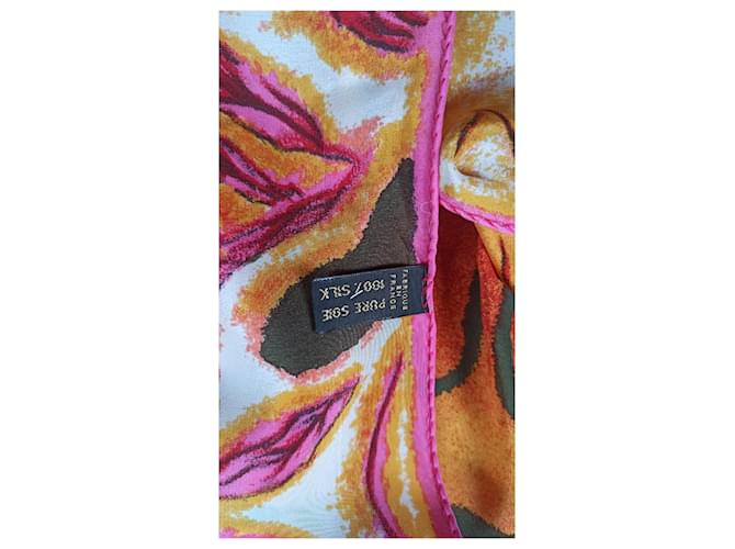 Sciarpa Guy Laroche in seta multicolore 85x85 cm - vista 2