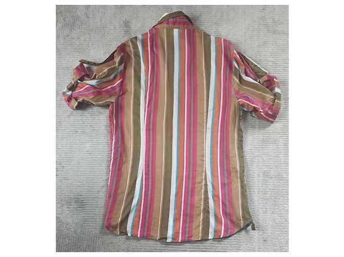 Camisa de algodón a rayas Dolce & Gabbana Multicolor - vista 2