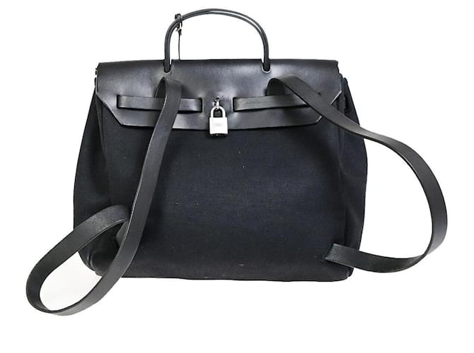 Hermès Hermes Herbag Schwarz - Ansicht 2