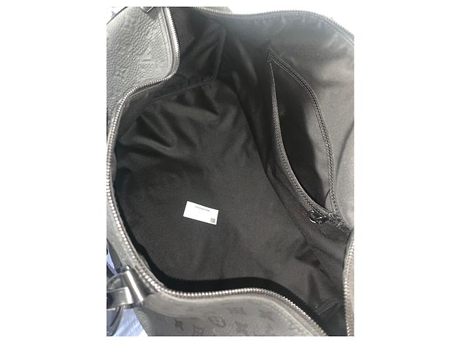 Abbesses Louis Vuitton Keepall 50 taurillon Noir - vue 8