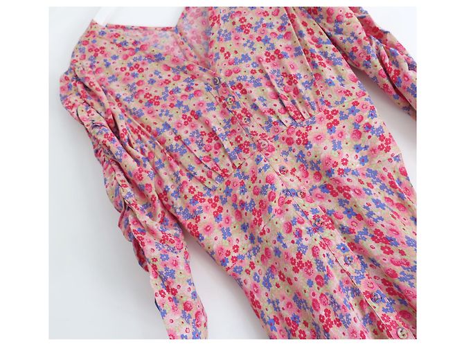 Autre Marque byTiMo Rouchine Blumenkleid Pink - Ansicht 3