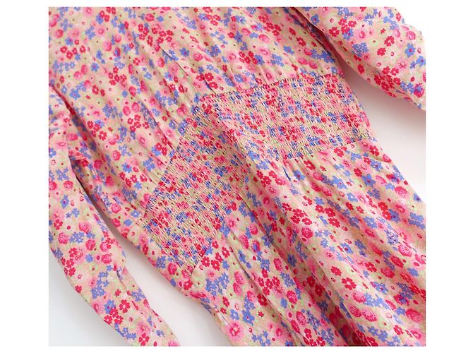 Autre Marque byTiMo Rouchine Blumenkleid Pink - Ansicht 5